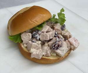 House made Chicken Salad Sandwich on Brioche Bun