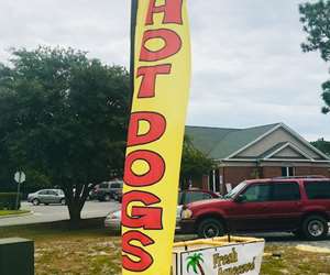 Our hot dog signage 